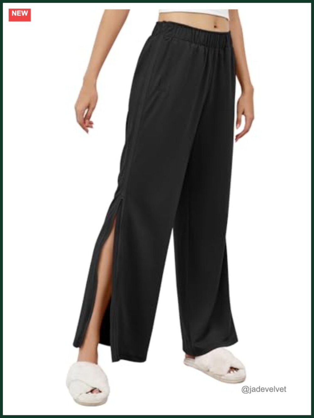 Women's Full Length Tear Away Pants with Pockets, Double Slider Side Zipper